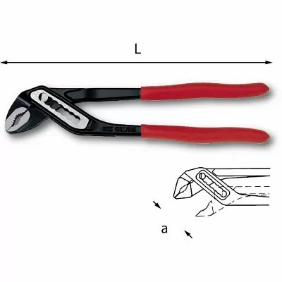 Pinza Regolabile A Cerniera Chiusa 180c Usag U01800010