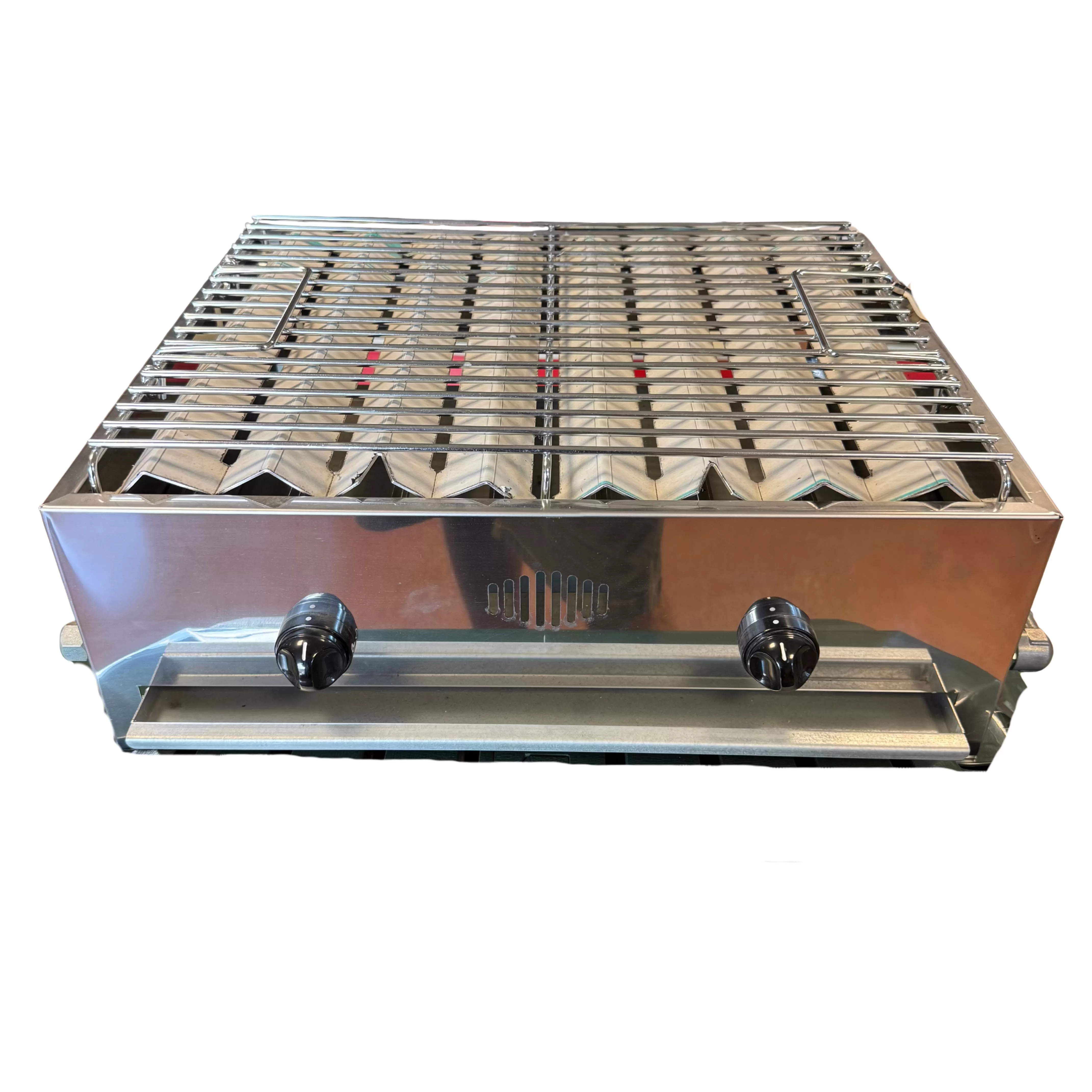 Barbecue A Gas In Acciaio Inox 5 Kw Griglia 60 X 40 Cm 