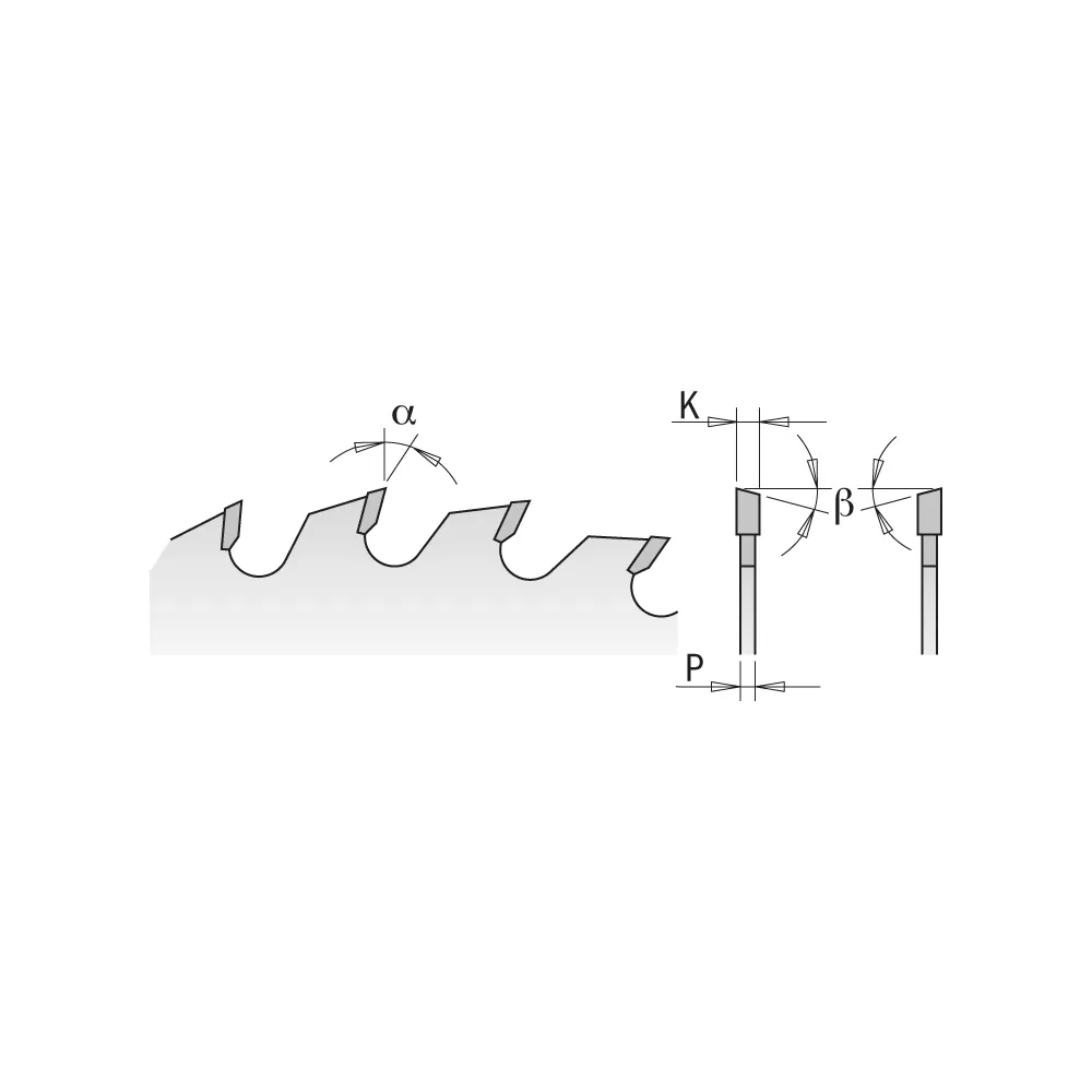 Lama Circolare Per Taglio Traverso Vena 250 X 3,2 / 2,2 X 30 Z.48 Cmt 285.048.10m
