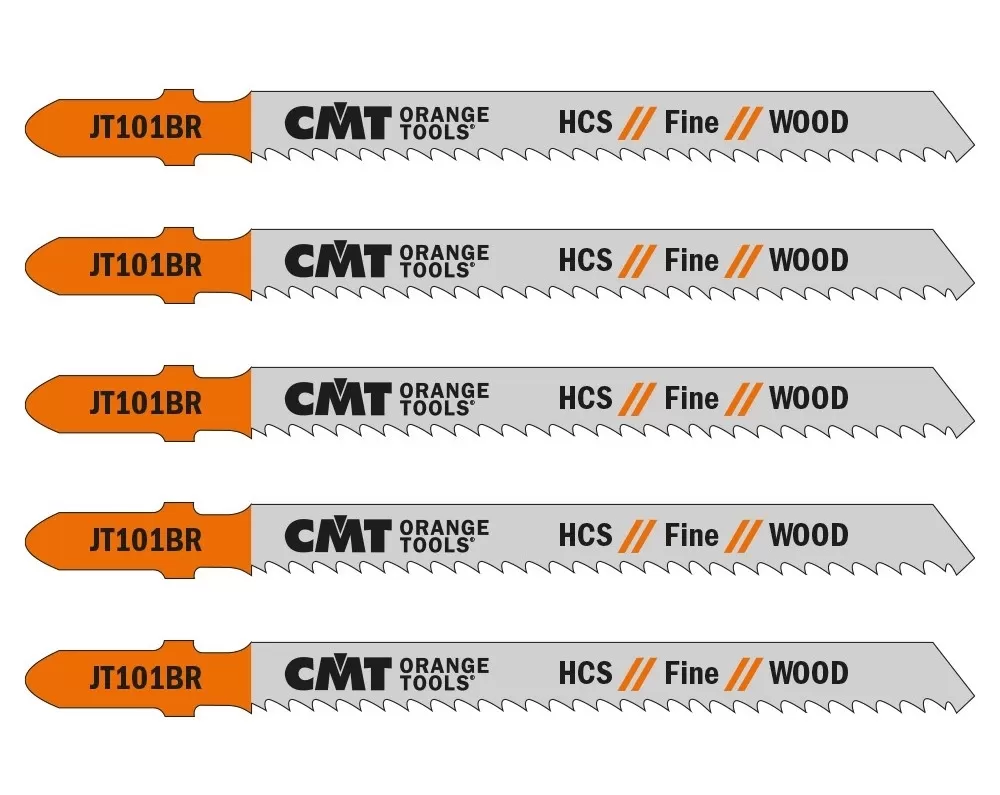 Set Di 5 Lame Per Seghetto Alternativo Per Legno Cmt Jt101br-5