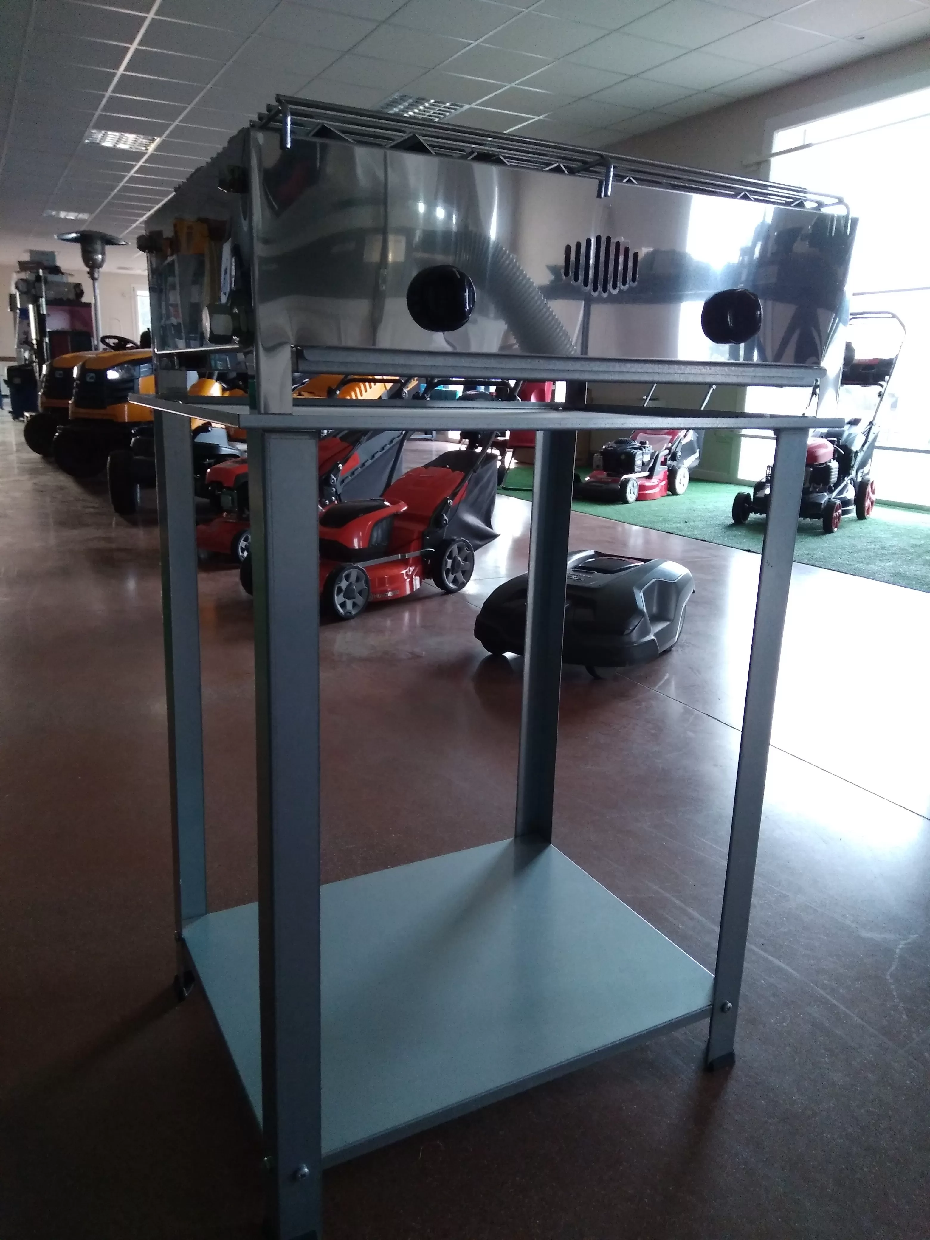 Barbecue A Gas In Acciaio Inox 5 Kw Griglia 60 X 40 Cm 