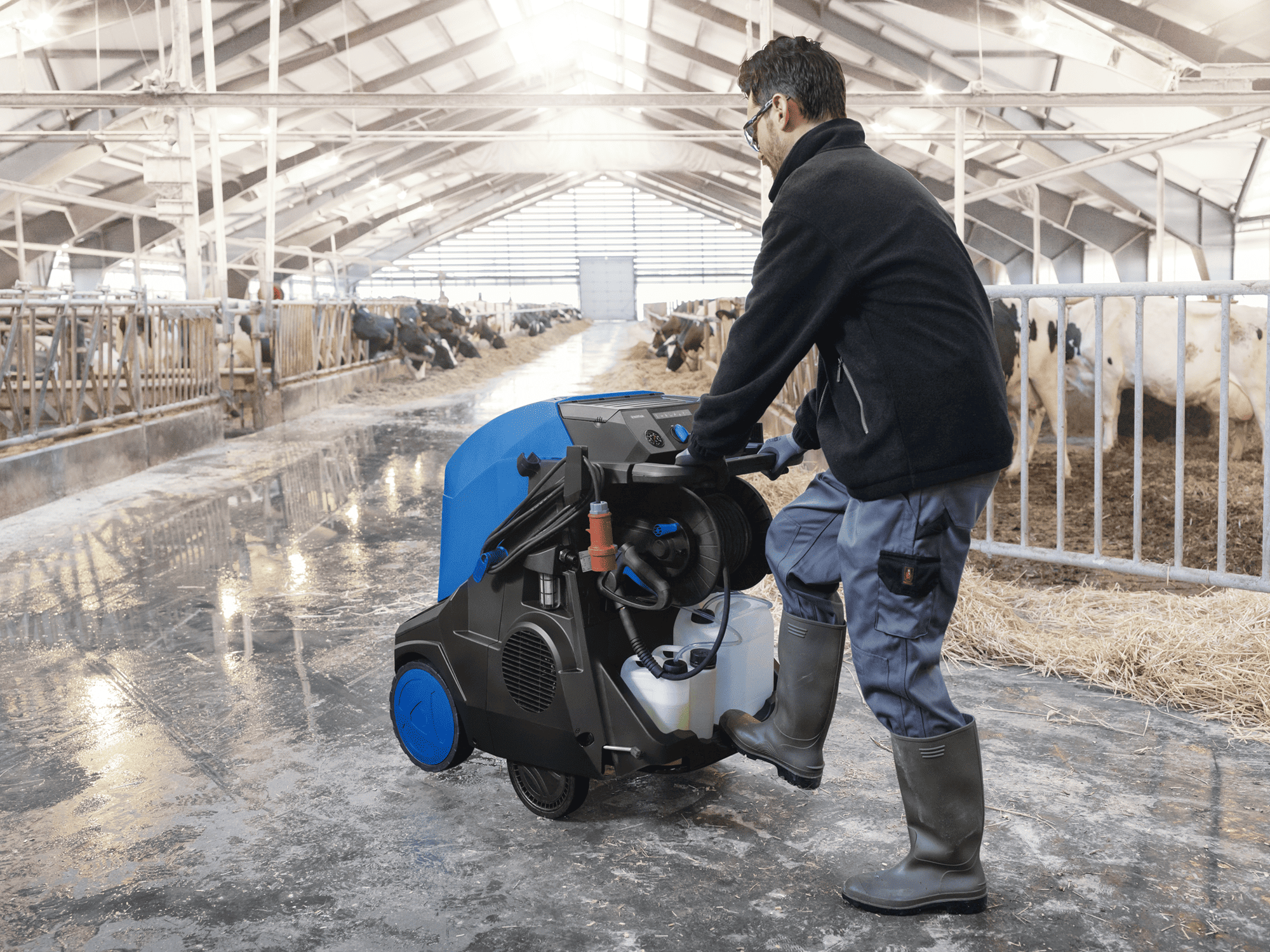 Idropulitrice A Caldo Industriale 380v 180 Bar Nilfisk Hm 4m