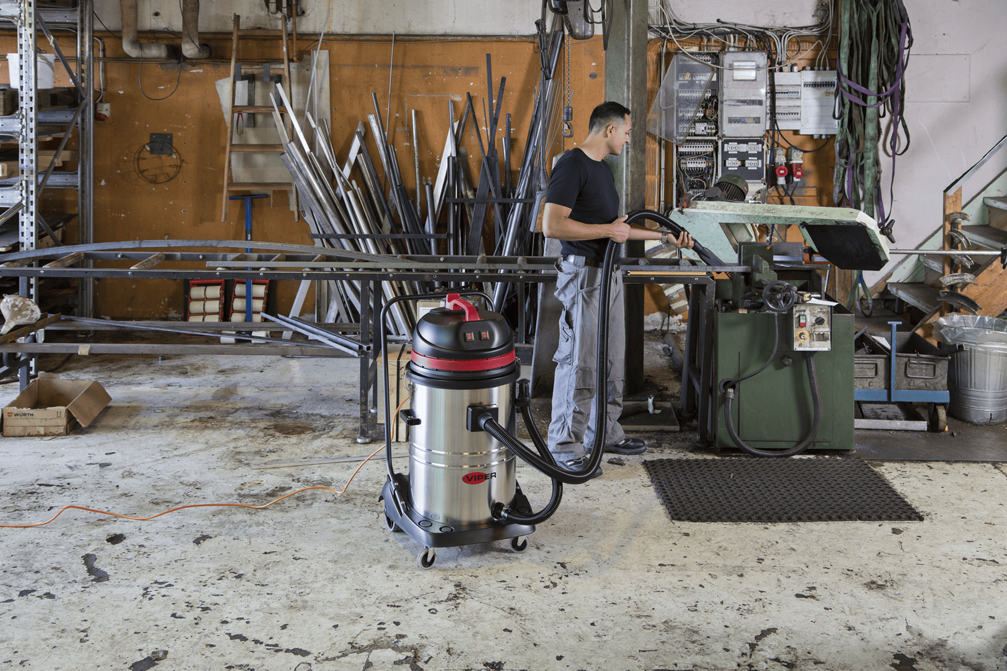 Aspiratore Solidi E Liquidi Professionale Viper Lsu 375