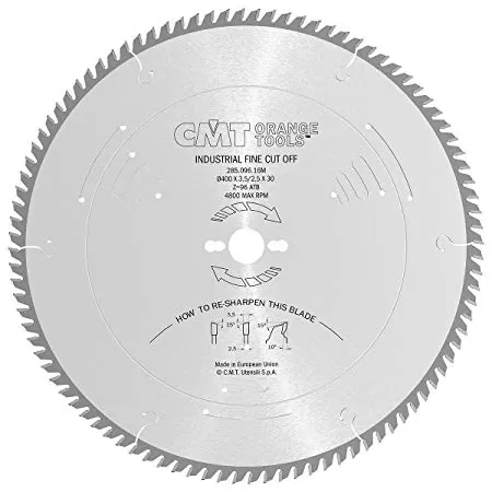 Lama Circolare Per Taglio Di Precisione 400 X 3,5 / 2,5 X 30 Z.96 Cmt 285.096.16m