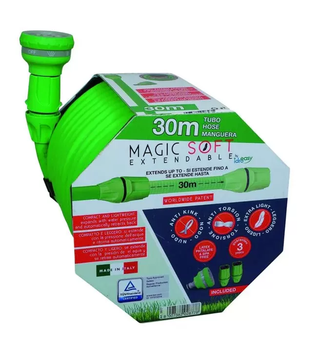 Tubo da Giardino Estensibile Magic Soft da 30 metri - IDROEASY