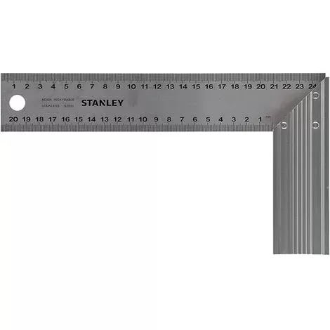 Squadretta Inox Per Falegnameria 250 Mm Stanley