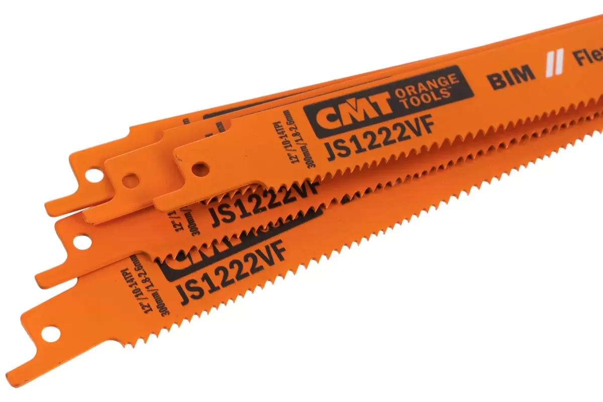 Set Di 5 Lame Per Seghe A Gattuccio Per Legno E Metallo Cmt Js1222vf-5