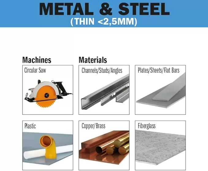 Lama Circolare per materiali Ferrosi-PVC HW 165 x 1.6 / 1.2 x 20 Z60 FWF