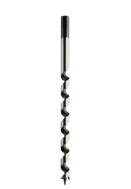 Punta Elicoidale per Legno Tipo Americano Punta a Torciglione Extra Lunga per Mensole a Scomparsa e Fori Profondi Z1 D=18x155x230 DX 