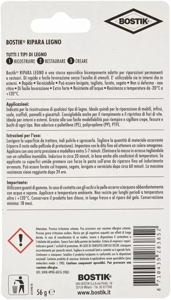 Ripara Legno Bostik 56 G