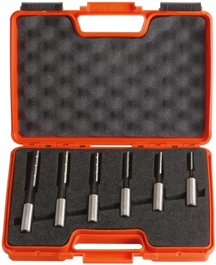 Set Di 6 Punte Diritte Per Mortasare 16 Mm Sx Cmt 102.001.10