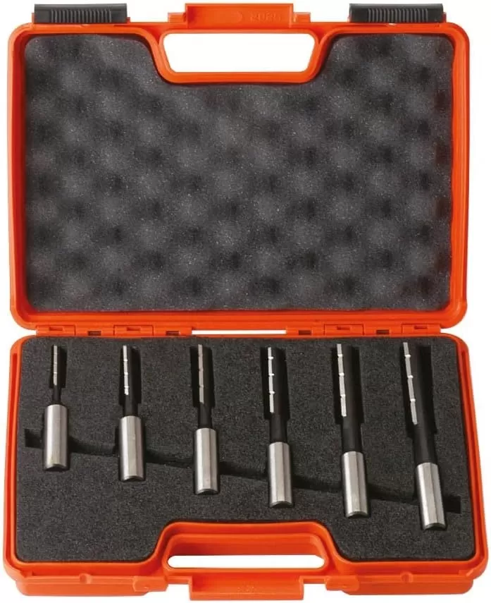Set Di 6 Punte Diritte Per Mortasare 16 Mm Dx Cmt 102.001.00
