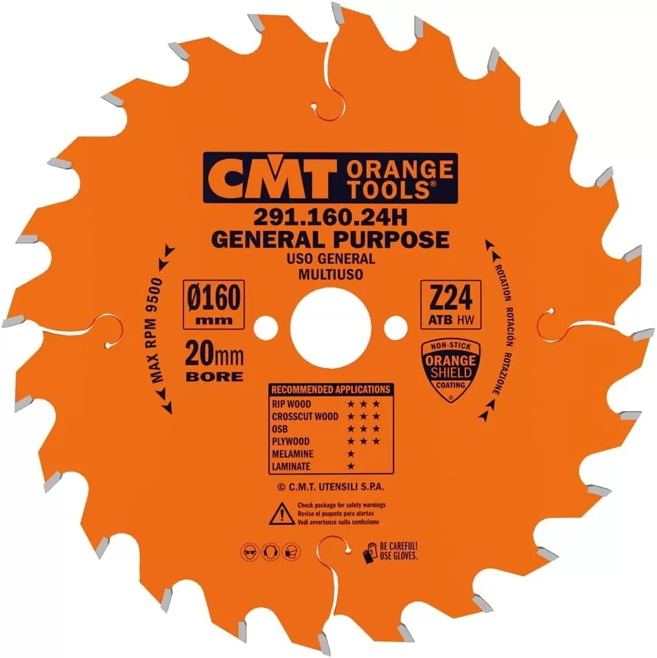 Lama Per Taglio Lungo E Traverso Vena 190 X 2,6 / 1,6 X 30 Z.24 Cmt 291.190.24m