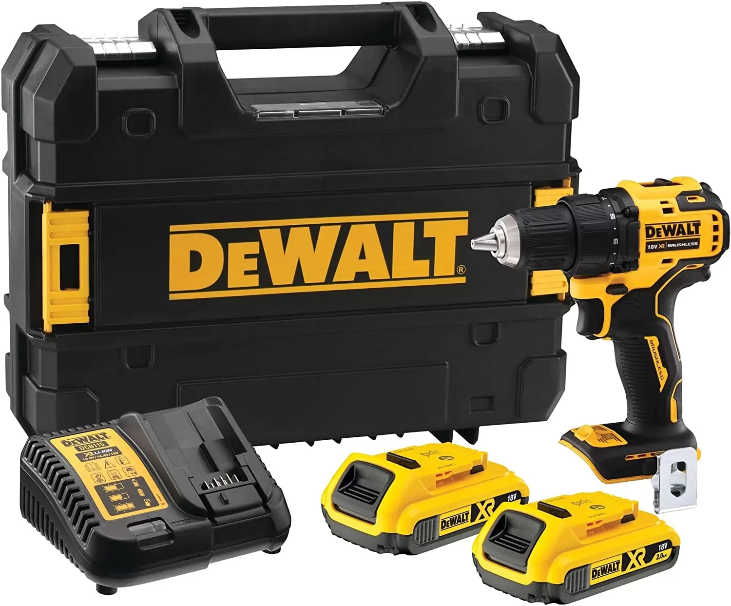 Trapano A Batteria Dewalt Dcd708d2t 18 V