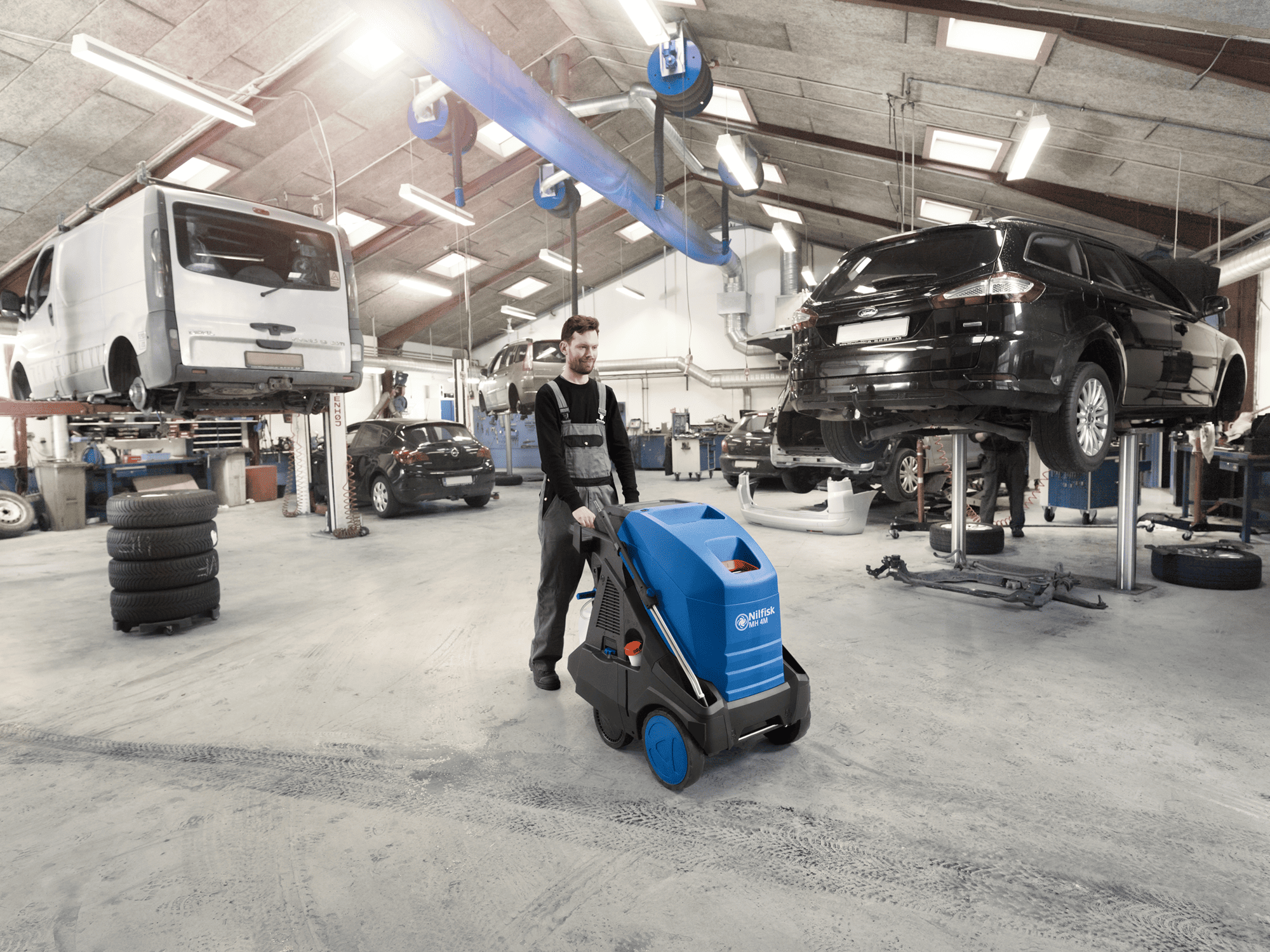 Idropulitrice A Caldo Industriale 380v 180 Bar Nilfisk Hm 4m