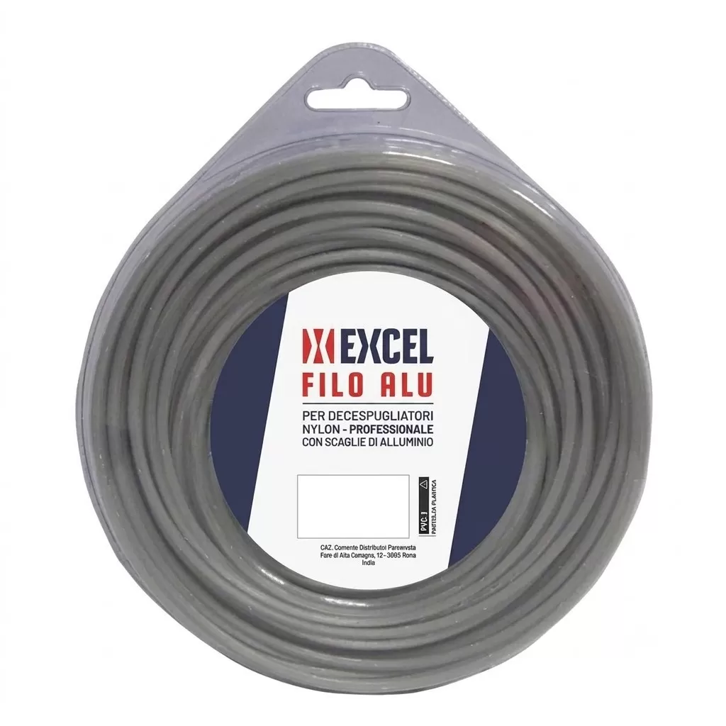 Filo Nylon Quadro Alu 3,0 Mm X 50 Mt Excel 09821