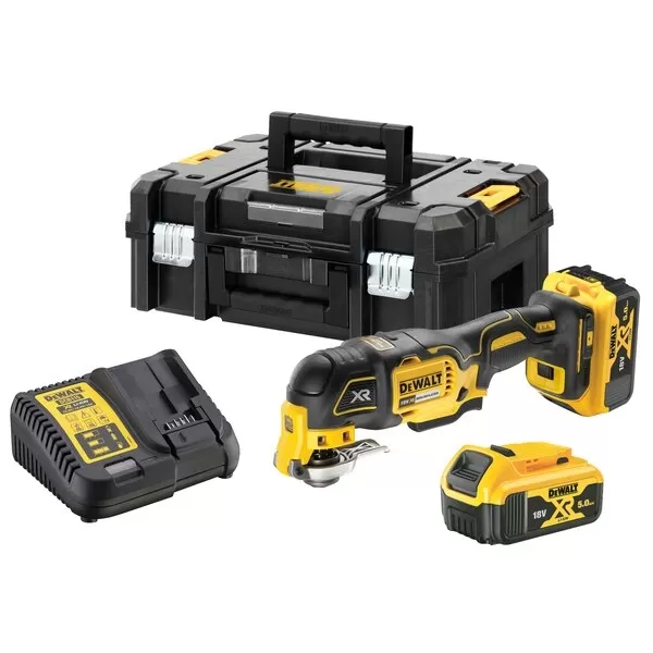 Multifunzione Ad Oscillazione Dewalt Dcs356p2 18v Xr + 35 Accessori In Valigetta
