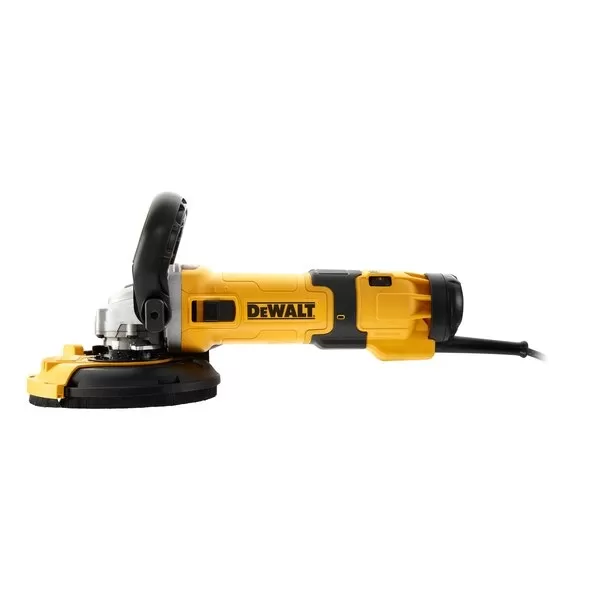 Smerigliatrice Angolare 125mm 1000w Con Tazza Diamantata E Cuffia Di Protezione Dewalt Dwe4257kt