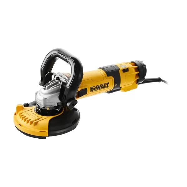 Smerigliatrice Angolare 125mm 1000w Con Tazza Diamantata E Cuffia Di Protezione Dewalt Dwe4257kt