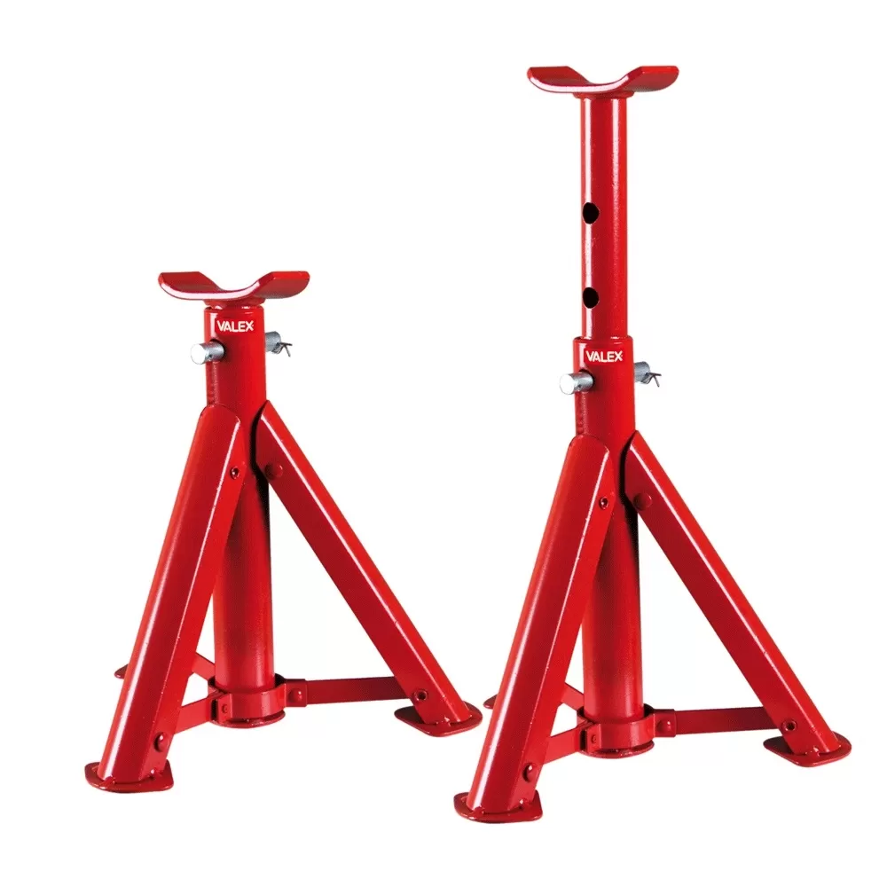 Coppia Di Cavalletti Pieghevoli E Regolabili Valex
