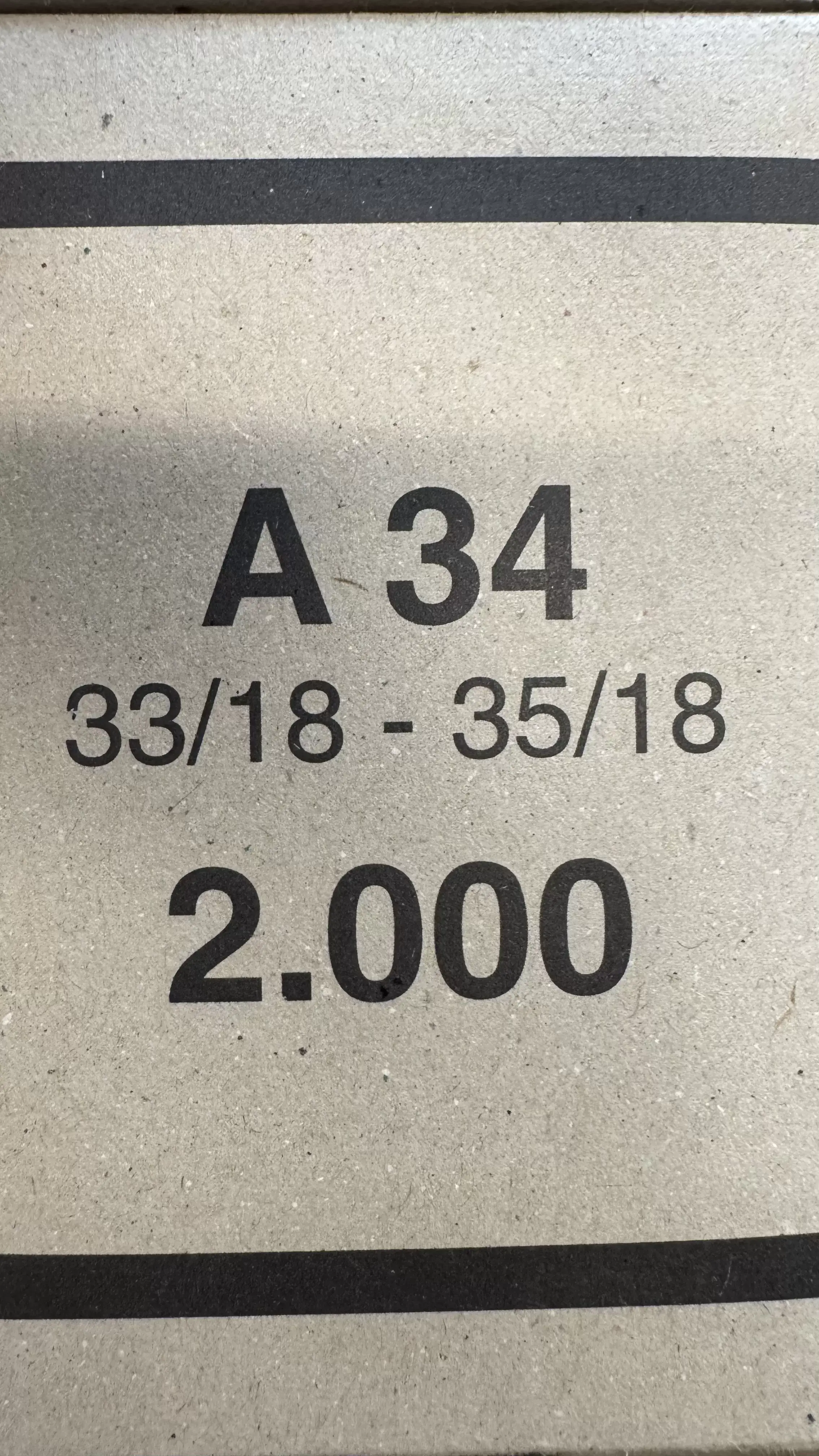 Graffette Stanley A 34 33/18 - 35/18 2000pz