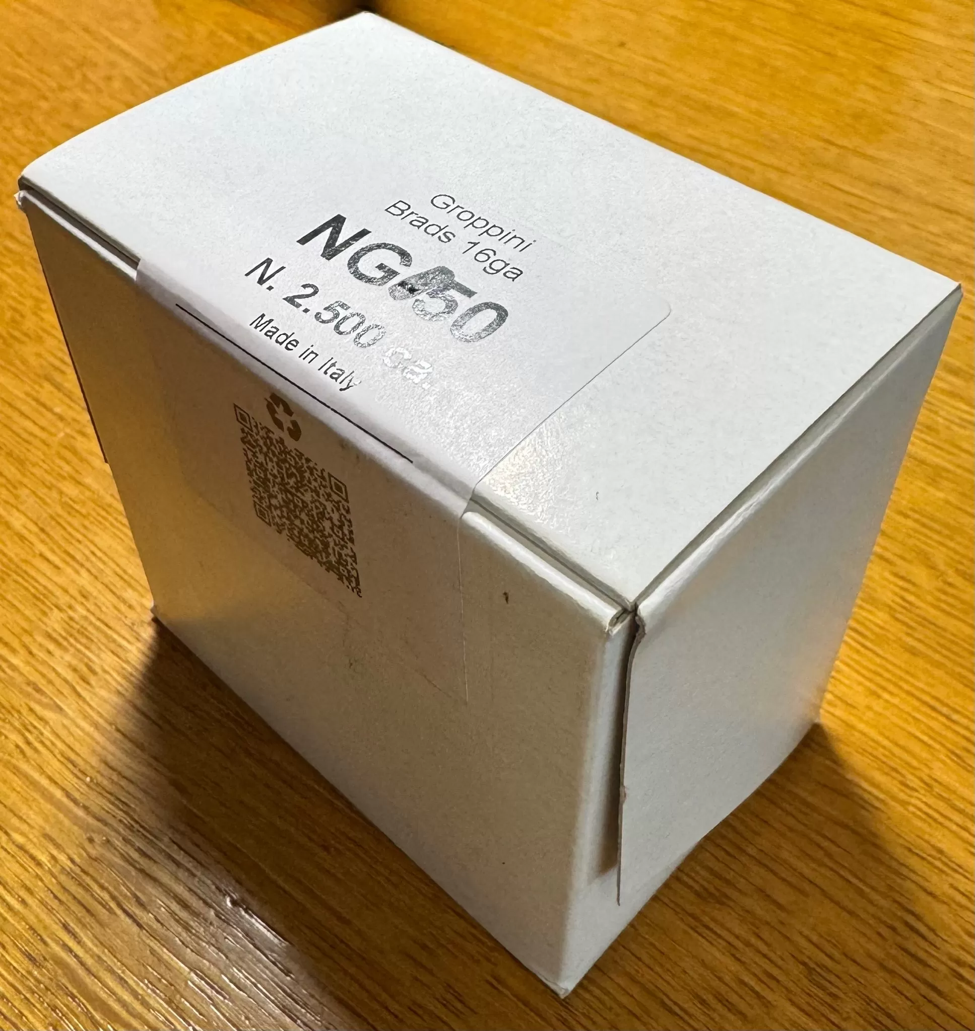 Kit 2 Scatole Groppini Brads 16ga Ng/50 2500pz