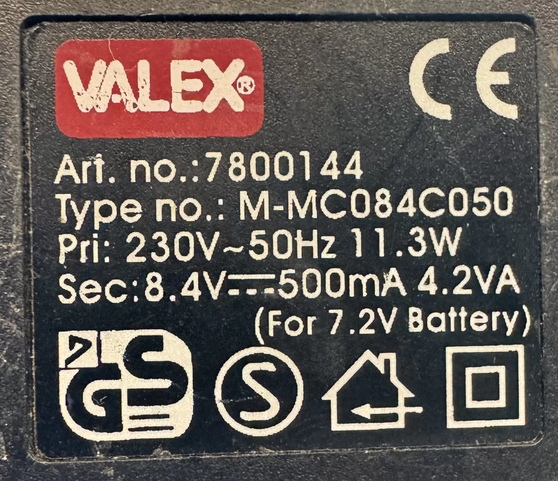 Set Di 2 Caricabatterie 7.2v Valex 7800144