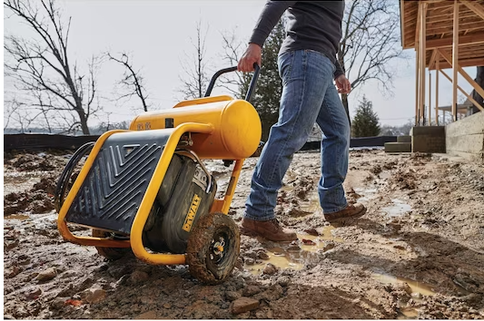 Compressore Aria Elettrico Portatile Monofase Con Ruote Da 17 L Dewalt Dpc17ps