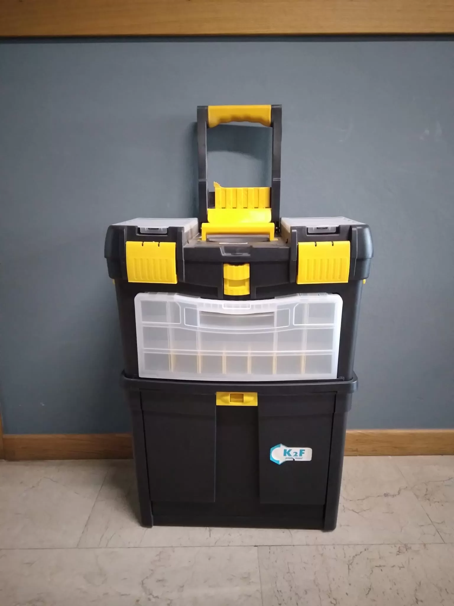 Baule Portautensili Con Ruote Scomponibile In 3 Elementi 3042/a K2f