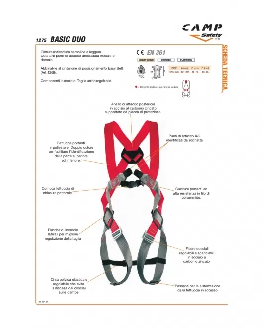 Imbracatura Camp Basic Duo