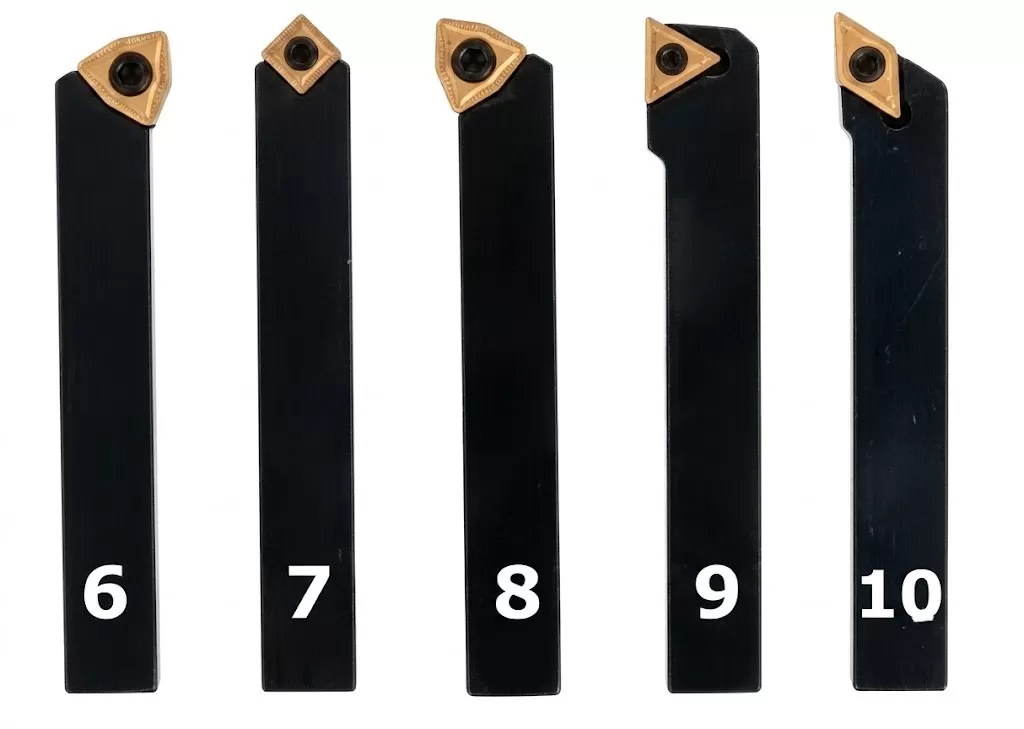 Set Di 5 Utensili Da Tornio Optimum