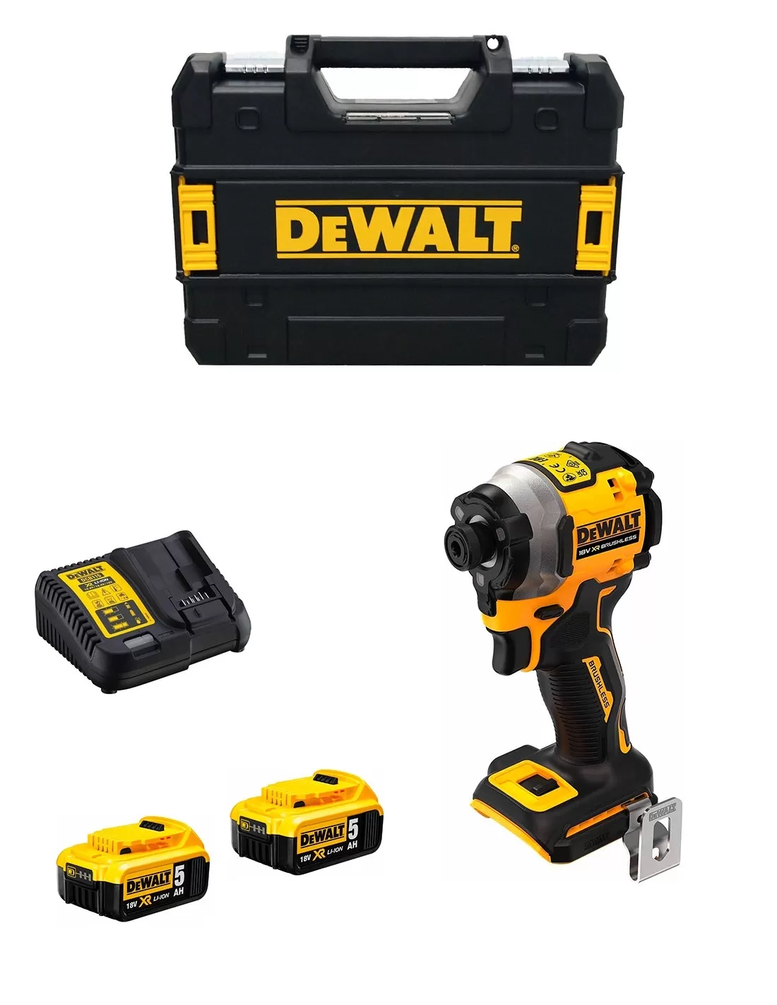 Avvitatore Ad Impulsi Dewalt Dcf850p2t-qw 18v 5ah
