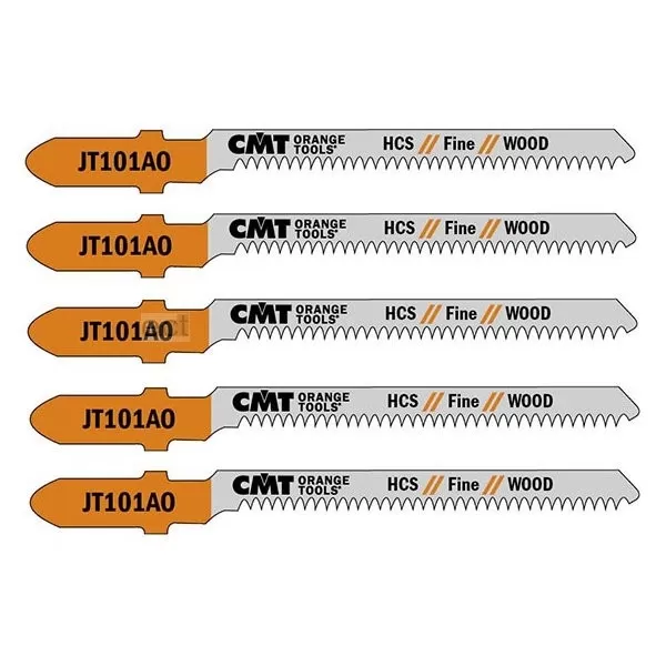 Set Di 5 Lame Per Seghetto Alternativo Per Legno Cmt Jt101ao