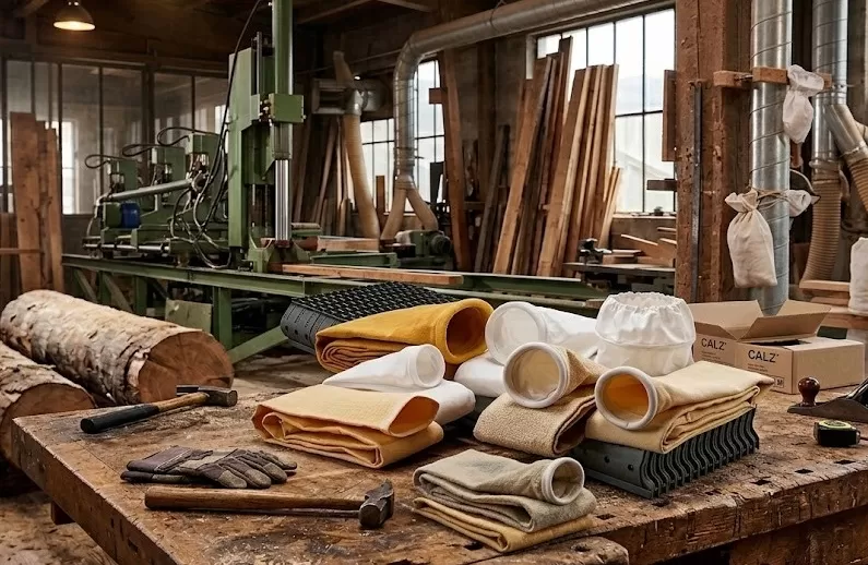 Maniche Filtranti Industriali Personalizzabili per Polveri e Fumi 