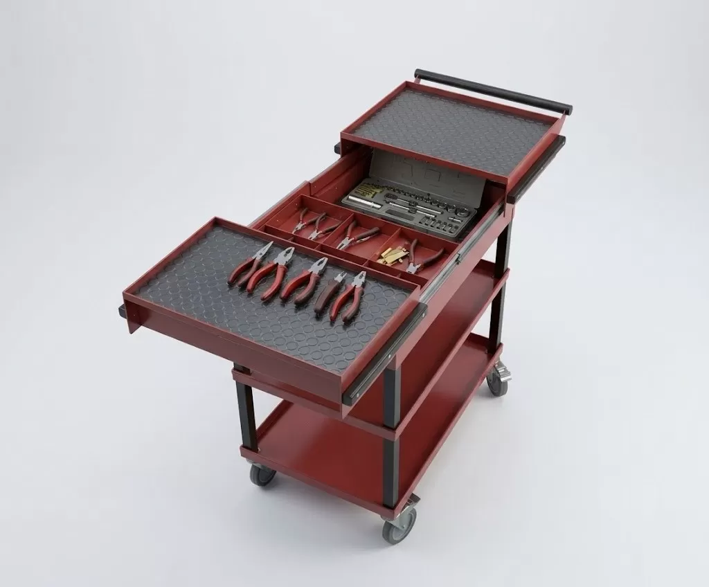 Carrello Portachiavi Completo Di Utensili