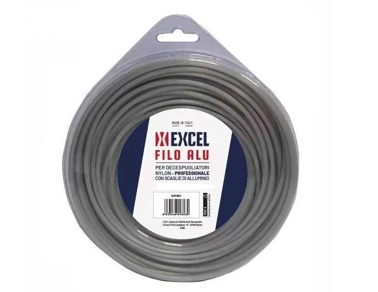 Filo Nylon Quadro Alu 2,7 Mm X 60 Mt Excel 09820