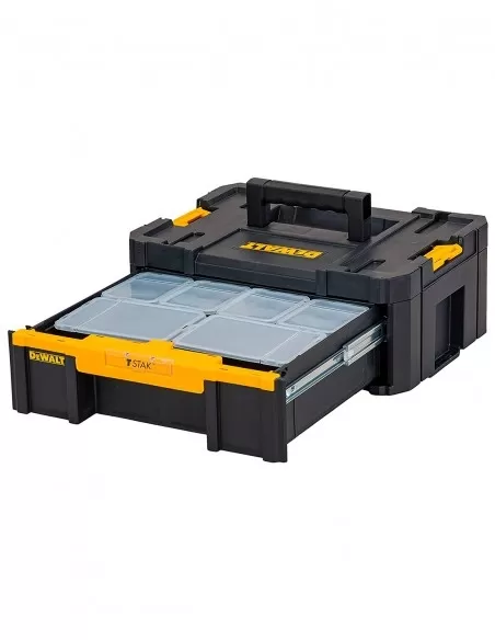 Dewalt Cassetto Profondo Con 2 Contenitori Grandi E 4 Piccoli T-stack Iii Dwst1-70705