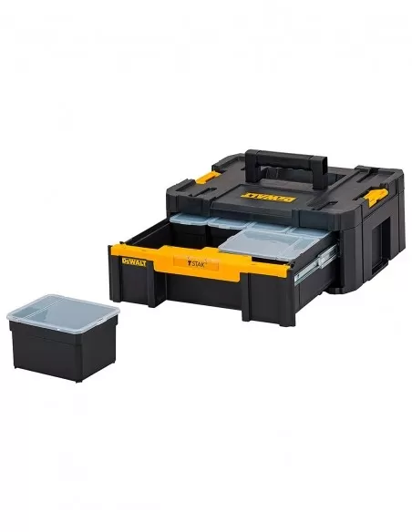 Dewalt Cassetto Profondo Con 2 Contenitori Grandi E 4 Piccoli T-stack Iii Dwst1-70705