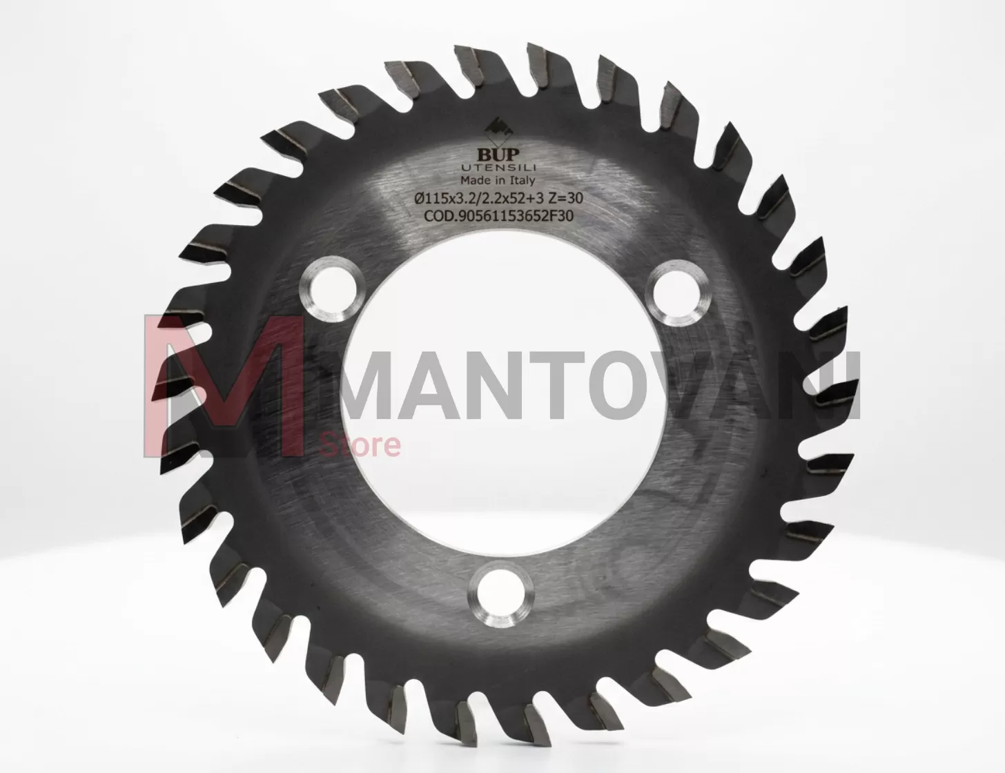 Lama Circolare HW BUP Utensili &Oslash; 115x3,2/2,2 mm Z=30 F.52+3 SX