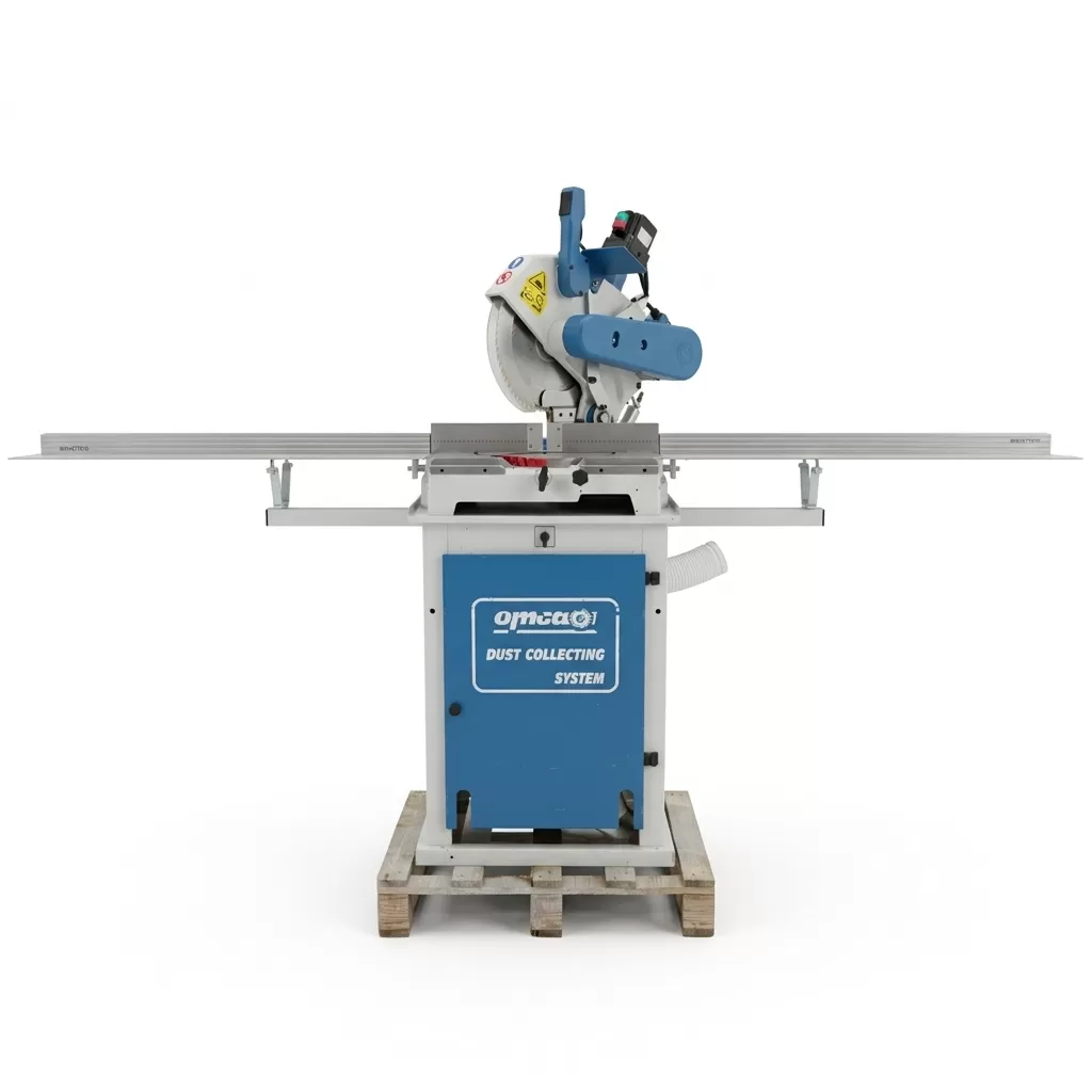 Troncatrice Radiale OMGA T 50 350 Usata &ndash; Lama 350mm, 2.21kW, Trifase (Anno 2010) - Ottime Condizioni