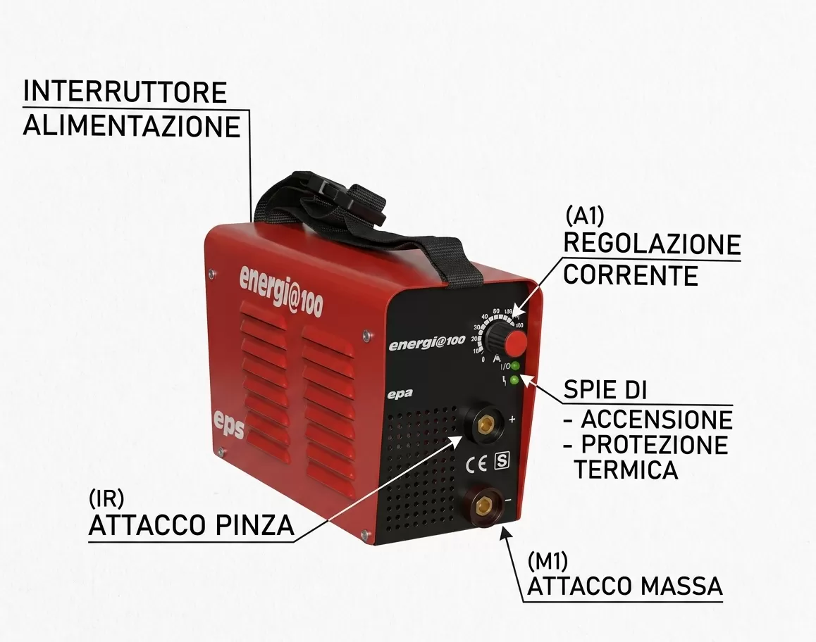 Saldatrice inverter 100 EPS C/CORR.