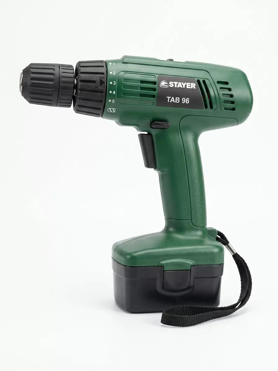 Trapano Avvitatore a Batteria Stayer TAB 96 (9,6V) con Valigetta e Accessori