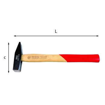 Martello Con Manico In Legno Per Meccanico 600 Gr Usag U03820009