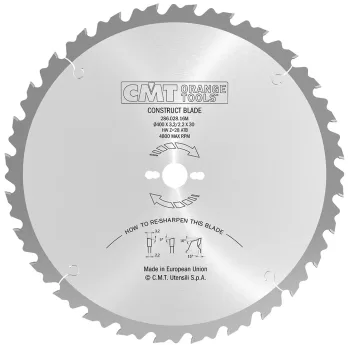 Lama Circolare Con Limitatore Per Edilizia Cmt &oslash; 400 X 3,2 / 2,2 X 30 Z.28
