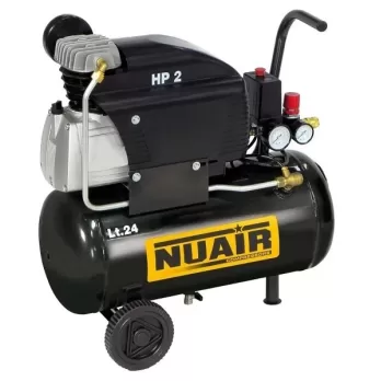 Compressore Aria Elettrico Monofase Da 24 L Nuair Fc2/24 