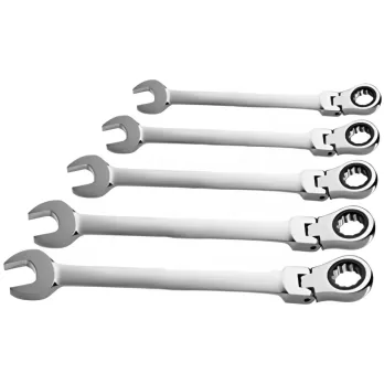 Set Di 5 Chiavi Combinate A Cricchetto Snodate Valex 1461754