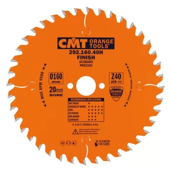 Lama Circolare Per Macchine Portatili 160 X 2,2 / 1,6 X 20 Z.40 Cmt 292.160.40h