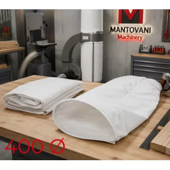 Set di 2 Sacchi Filtranti in Tela per Aspiratrucioli &oslash; 400 X 1100 Mm (2 pz)