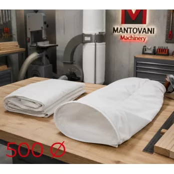 Set di 2 Sacchi Filtranti in Tela per Aspiratrucioli &oslash; 500 X 1300 Mm (2 pz)
