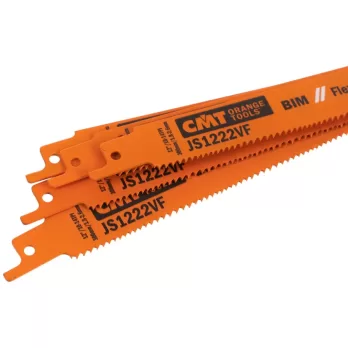 Set Di 5 Lame Per Seghe A Gattuccio Per Legno E Metallo Cmt Js1222vf-5
